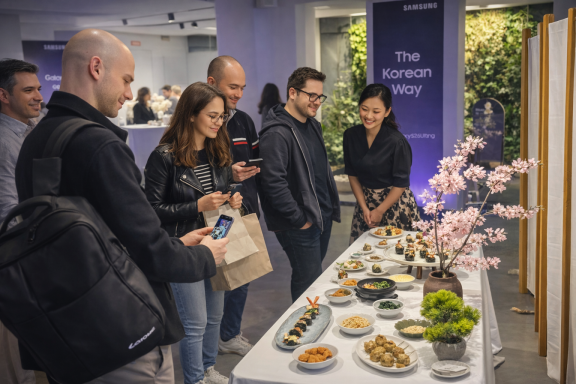 Nomuko korean kimpab corporate catering experience in madrid